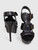 Burberry Black Leather Aviator Beatty 130 Sandals
