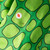 Moschino Green Silk Croc Print Sleeveless Dress