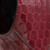 Alexander McQueen Burgundy Snakeskin Pumps
