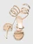 Rene Caovilla Gold Leather Cleo Sandals