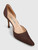 Manolo Blahnik Brown D'Orsay Heels