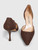 Manolo Blahnik Brown D'Orsay Heels