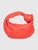 Bottega Veneta Red Leather Intrecciato Mini Jodie Bag