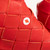 Bottega Veneta Red Leather Intrecciato Mini Jodie Bag