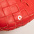 Bottega Veneta Red Leather Intrecciato Mini Jodie Bag