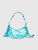 Balenciaga Turquoise Foil Leather Le Cagole XS Bag