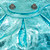 Balenciaga Turquoise Foil Leather Le Cagole XS Bag