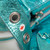 Balenciaga Turquoise Foil Leather Le Cagole XS Bag