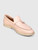 Loro Piana Pink Leather Summer Charms Walk Loafers