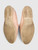 Loro Piana Pink Leather Summer Charms Walk Loafers