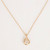 Pandora Infinite 14k Gold Diamond Pendant Necklace