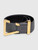 Dior Grey Leather Gold Hardware Belt