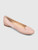 Chloé Beige Leather Lauren Flats