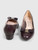 Salvatore Ferragamo Purple Leather Bow Vara Pumps