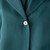 Vince Teal Silk Button Up Blouse