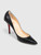 Christian Louboutin Black Leather Spiked Pumps