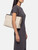 Loewe Beige Cushion Anagram Embroidered Linen Tote Bag