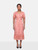 The Vampire's Wife Pink Silk Rose Print Frill Seeker Dress