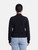 Roberto Cavalli Black Mock Neck Knit Jumper