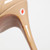 Aquazzura Nude Patent Leather Zoe 95 Sandals