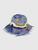 Hermès Bleu Sanremo Silk Ilaria Mors et Gourmettes Hat