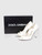 Dolce & Gabbana White Patent Leather Cut Out Heels
