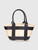 DeMellier Beige & Black The Santorini Basket Bag