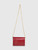 Sophie Hulme Red Leather Micro Cocktail Stirrer Bag