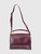 Sophie Hulme Aubergine Purple Leather Top Handle Bag