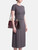 Sophie Hulme Aubergine Purple Leather Top Handle Bag