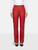 Gucci Fall 2020 Red Leather Wide Leg Trousers