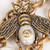 Gucci Gold Bee Faux Pearl Chain Belt