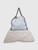 Stella McCartney Blue Vegan Suede Falabella Tote Bag