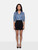 Sandro Blue & Black Striped Playsuit