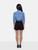 Sandro Blue & Black Striped Playsuit