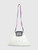 Off-White Black & White Leather Diag Flap Bag