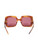 Gucci Square Thick Tortoiseshell Sunglasses