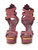 Women Gucci Buckle Sandal Platform Heels -  Purple Size 38.5 US 8.5