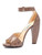 Women Prada Embossed Crocodile Sandal Heels -  Grey Size 38.5 US 8.5