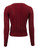 Prada Burgundy Cable Knit Cardigan