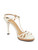 Dolce & Gabbana White Leather Patent Sandal Heels