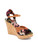 Missoni Multicolour Leather and Knitted Strap Cork Wedges
