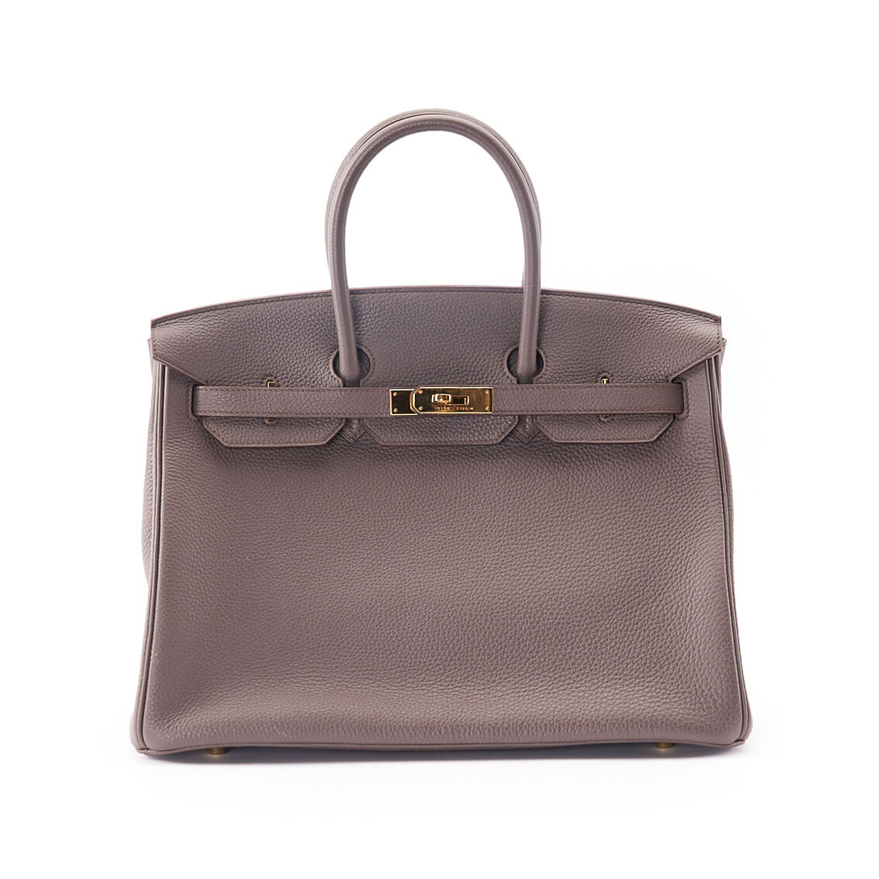 Hermes Kelly Depeches 25 Gris Etain Togo Calfskin Clutch For Sale