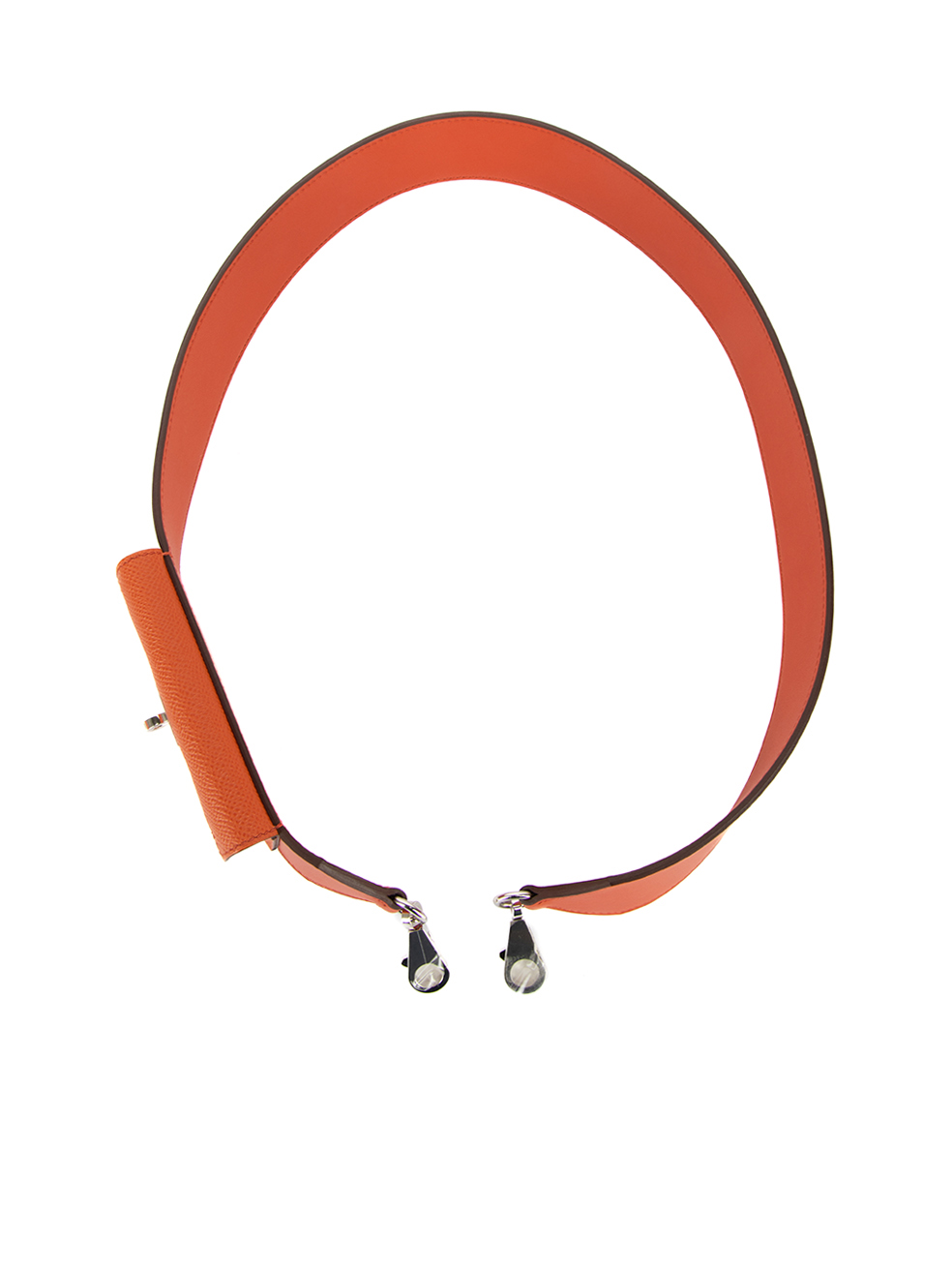 Hermès Women's Orange Kelly Pocket Bag Strap For Sale at 1stDibs