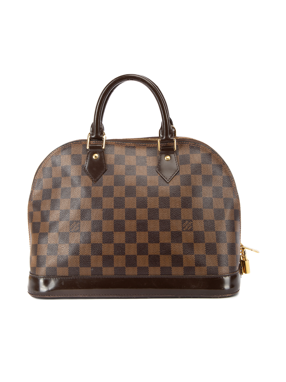 Louis Vuitton Damier Ebene PM Top Handle and Shoulder Bag