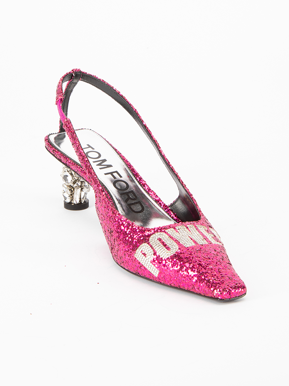 Tom Ford Pink Glitter Pussy Power Heels | CSD