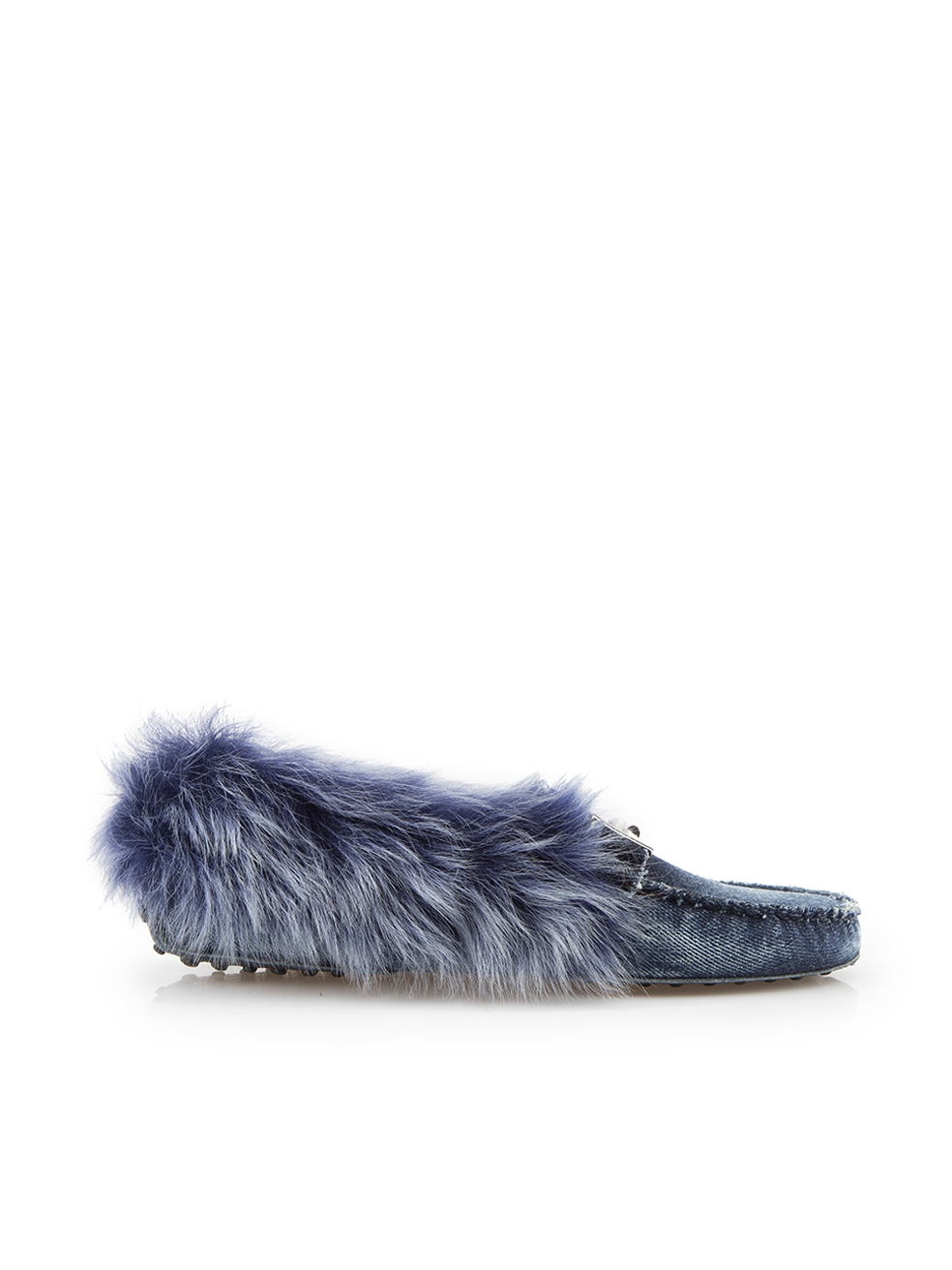 Tod's Blue Denim Lined Loafers | CSD