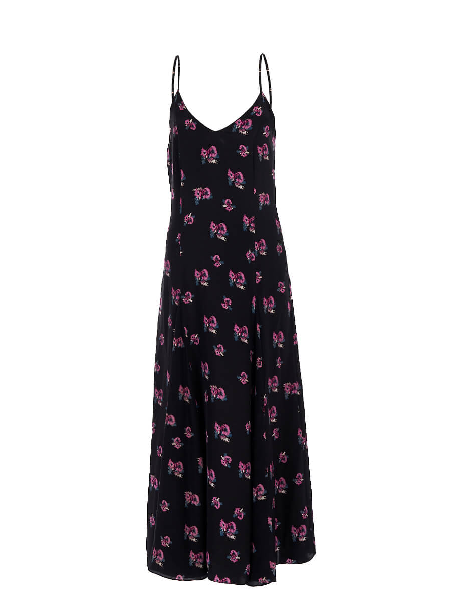 Women Racil Floral Printed Spaghetti Strap Slip Maxi Dress - Multicolour Size M UK 10 US 6 FR 38