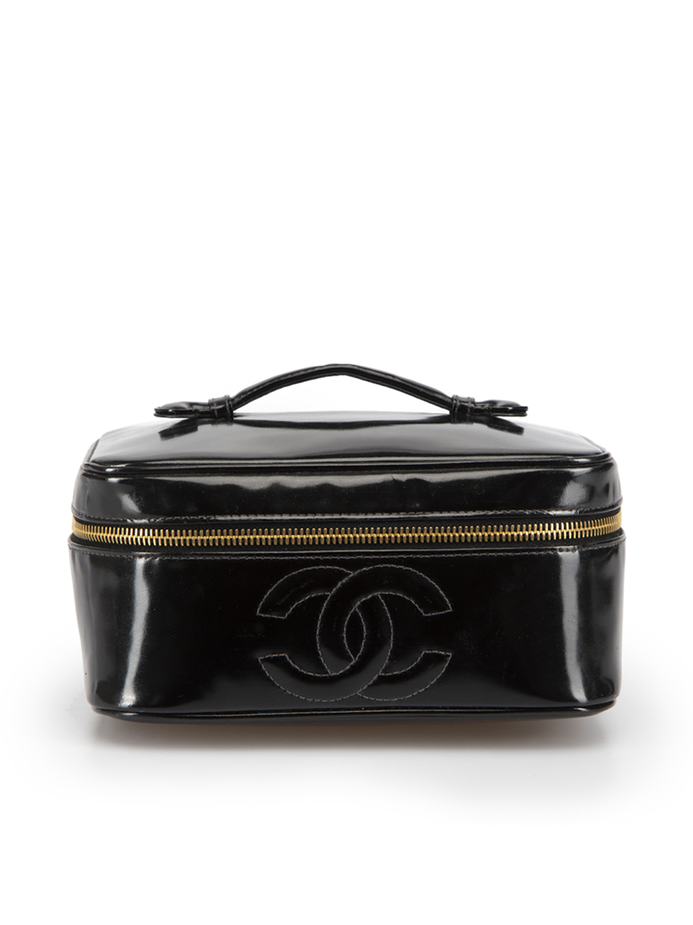 Chanel VANITY CASE Black Patent leather ref.248095 - Joli Closet