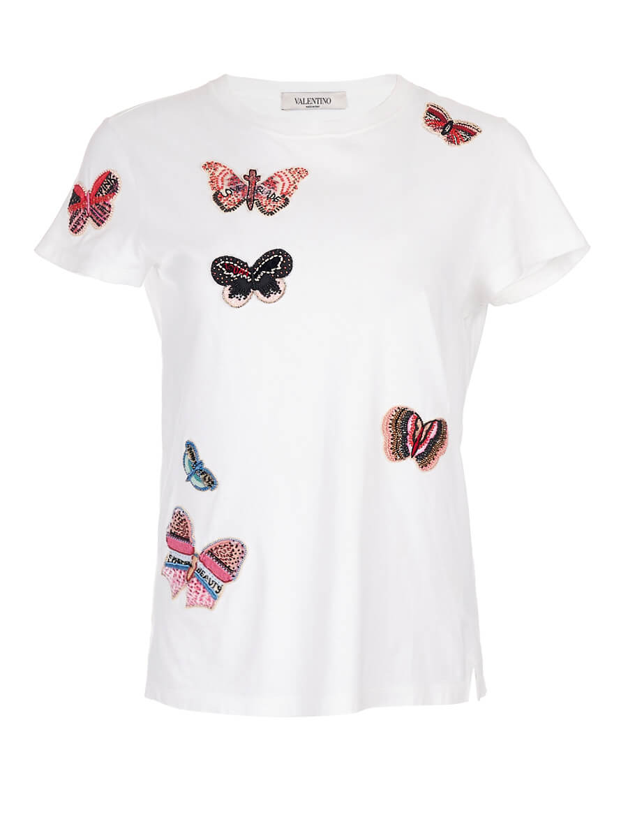 Valentino Garavani White Butterfly 